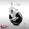 Service Caster 5 Inch SS Phenolic Wheel Swivel 10mm Threaded Stem Caster with Brake SCC SCC-SSTS20S514-PHS-TLB-M1015 - alternate 2